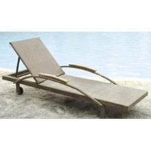 Chaise moderne salon Pe jardin rotin lit de bronzage